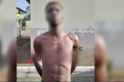 Extranjero aprehendido en Esmeraldas