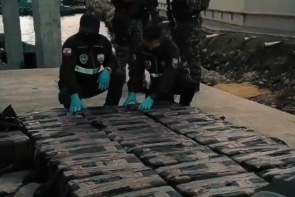 En el operativo policial se incautó más de media tonelada de sustancias sujetas a fiscalización en Esmeraldas.