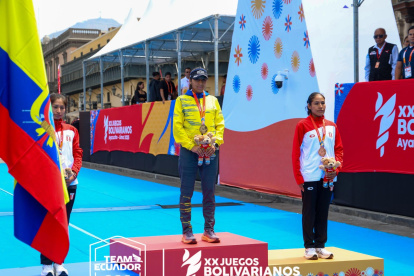 Silvia Ortiz, maratonista ecuatoriana.