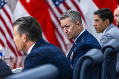 Dan Caine es el jefe de Estado Mayor de Estados Unidos.