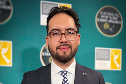 El periodista quiteño migró a Estados Unidos en 2017. Actualmente labora como productor de TV en un noticiero.