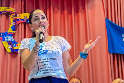 Luisa González es la actual presidenta de la Revolución Ciudadana.