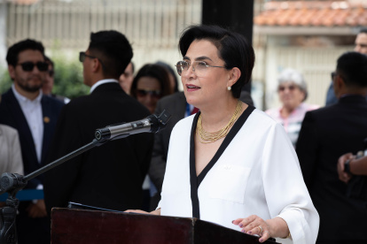 Gabriela Sommerfeld explicó por qué no acompañó a Noboa al viaje reservado a EE. UU.