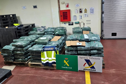 La Policía Española junto a la Guardia Civil realizaron un operativo en Valencia.