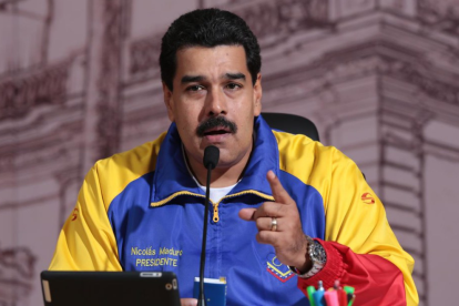 Referencial.Presidente venezolano Nicolás Maduro durante un discurso.