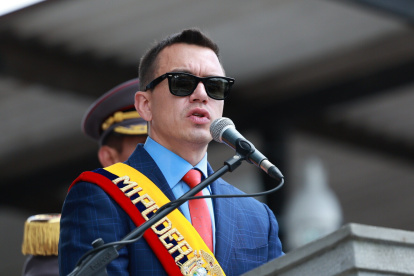 El presidente Daniel Noboa habló de la posibilidad de explorar la vía de las enmiendas constitucionales para sus cambios legales.