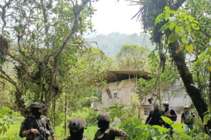 Los campamentos fueron hallados en la provincia de Carchi.