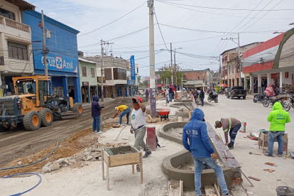 Obra. La obra está en un 50 % de avance y estaría lista en diciembre.