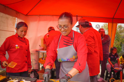 Plato. El llapingacho es un platillo tradicional típico ecuatoriano.