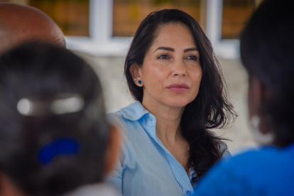 Luisa González es la presidenta del movimiento Revolución Ciudadana.