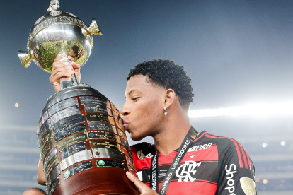 Gonzalo Plata, extremo ecuatoriano del Flamengo.