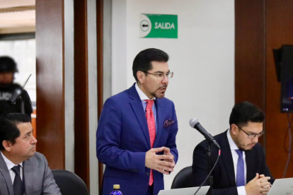 Carlos Leonardo Alarcón, fiscal general encargado, cuya permanencia se proyecta por al menos siete meses mientras avanza el concurso del Cpccs