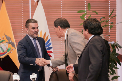 José Serrano en su rol de presidente de la Asamblea Nacional, el 18 de enero de 2018