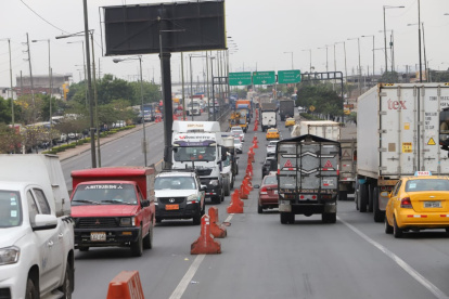 Suceso. Un carril de contraflujo se activo, pero no fue suficiente.