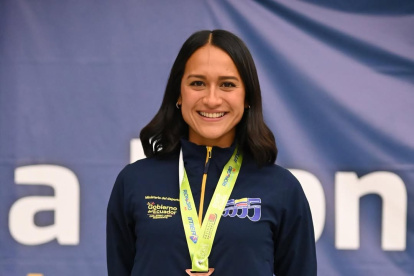 La patinadora guayaquileña Eduarda Fuentes fue elegida como presidenta de Fedeguayas.