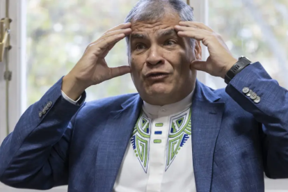 Correa reaccionó a las declaraciones de Marcela Aguiñaga sobre su futuro político.