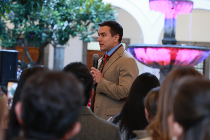 serenata quiteña por la fundación de san francisco de quito, en la capital, el 5 de diciembre de 2024