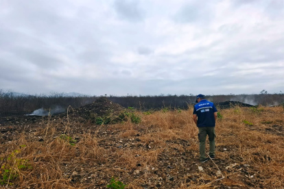 Inspección de Segura EP el pasado 13 de octubre, cuando se reportó un incidente similar.