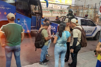 El sicariato se cometió en un bus que llegó a General Villamil Playas desde Guayaquil.