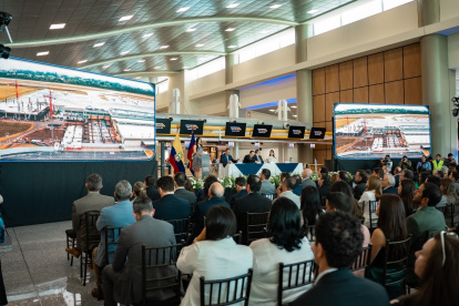 La ampliación del aeropuerto de Quito se materializa en 17.647 m² adicionales hacia el lado norte de la terminal.