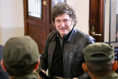 El presidente de Argentina, Javier Milei, en Buenos Aires (Argentina)