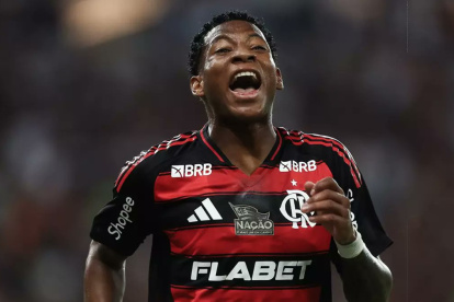 Gonzalo Plata volvió a ganar un título con la camiseta de Flamengo.