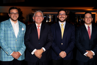 David Concha Neme, David Concha Becerra, Carlos Concha Neme y Juan Diego Peña.