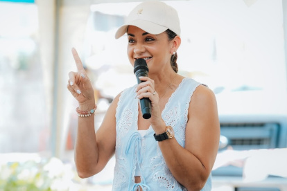 Marcela Aguiñaga habló de que comenzará "un nuevo capítulo" sin el correísmo, el cual apuntaría a las seccionales de 2027, observan analistas.