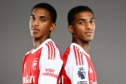 Las perlas Quintero llegan al Arsenal y Piero Hincapié los recibe como hermanos.