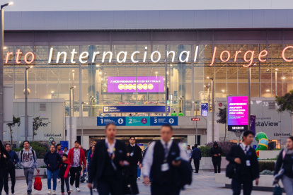 El Aeropuerto Internacional Jorge Chávez.