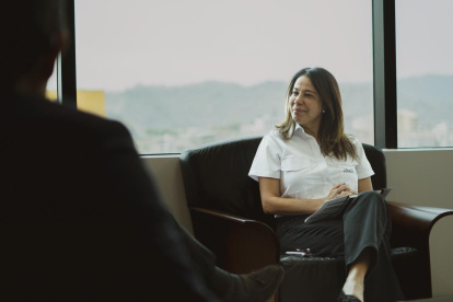 Cynthia Gellibert, una de las figuras cercanas a Daniel Noboa, asumió la dirección del movimiento ADN