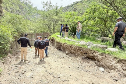 Vecinos frenan obras sin permiso en ribera del río Chiche, Tumbaco.