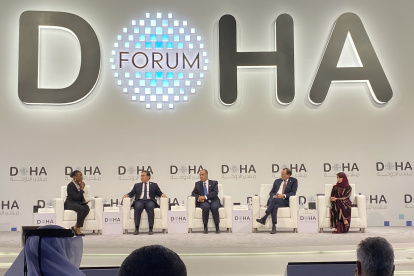 Ministros de Europa y Medio Oriente debaten en el foro de Doha.