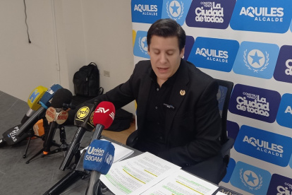 César Poveda, coordinador jurídico legal del Municipio de Guayaquil.