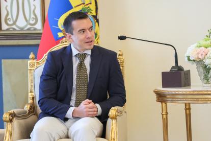 Antes de aterrizar en Noruega, el presidente Daniel Noboa estuvo en Emiratos Árabes Unidos.