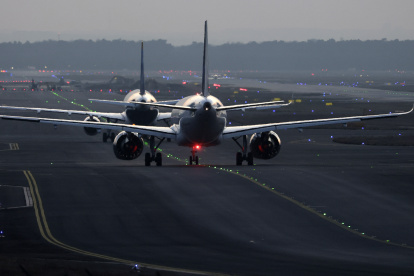 Aviones en un aeropuerto de Alemania.