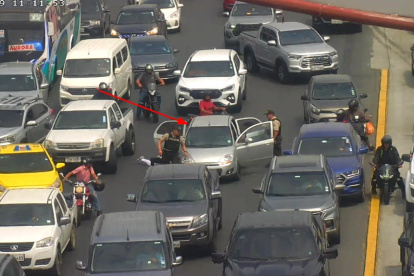 Los sospechosos fueron capturados minutos después del robo.