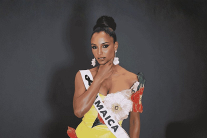 Gabrielle Henry, representante de Jamaica.