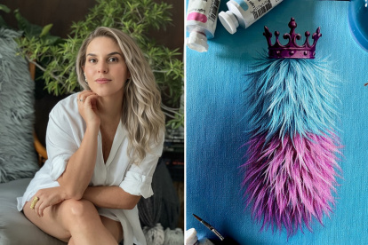 María del Carmen "MaCa" Vivas, creadora de las series Chill Pills y Fluffy Crowns, en uno de los momentos más importantes de su carrera.