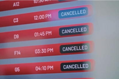 La inmovilización de 124 aviones obligó a cancelar y reprogramar cientos de vuelos
