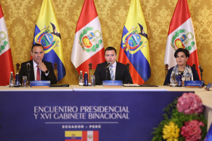 Ecuador y Perú ratificaron su compromiso de fortalecer la cooperación en seguridad, control fronterizo y lucha contra el crimen organizado