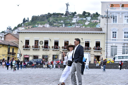 El Centro de Quito es una de las zonas con más flujo de turistas nacionales y extranjeros.