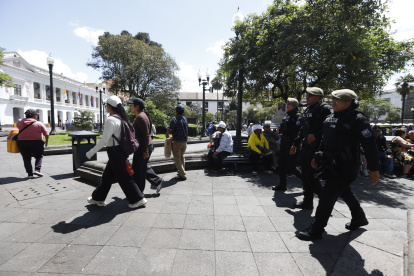 Por la temporada navideña y de fin de año hay más patrullajes en sectores de alta concurrencia de personas.