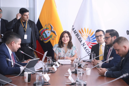 Inés Alarcón, asambleísta de ADN, integra la Comisión de Seguridad que impulsa la fiscalización al centro penitenciario.