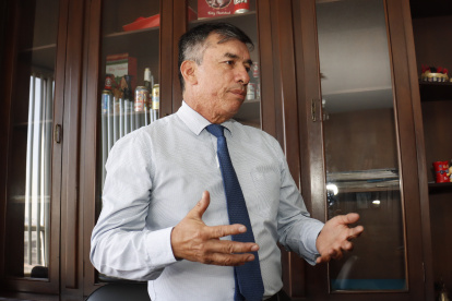 El coordinador de la veeduría ciudadana del concurso para designación de fiscal general del Estado, Hugo Arteaga.