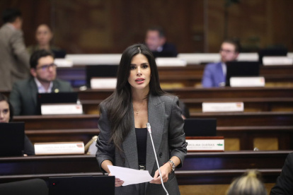 La legisladora oficialista, Diana Jácome, busca reformar el COIP para que algunos delitos no sean prescriptibles.