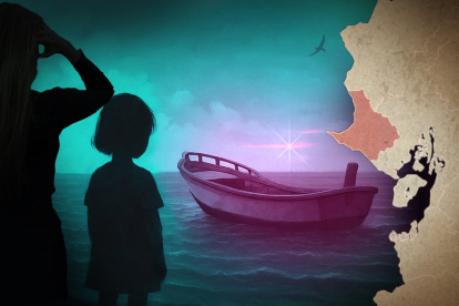 Ilustración sobre piratería y pesca artesanal en Manabí.