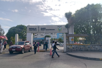 El Hospital Vicente Corral Moscoso de Cuenca, provincia de Azuay.