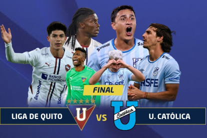 La final de la Copa Ecuador 2025 definirá al campeón entre Liga de Quito y Universidad Católica en el estadio Olímpico Atahualpa.