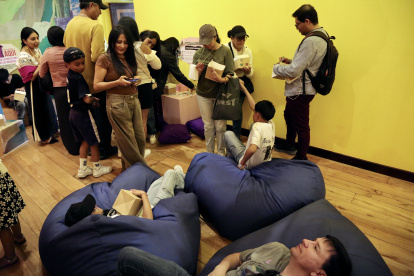 La exposición cuenta con diversas actividades y juegos para el público.